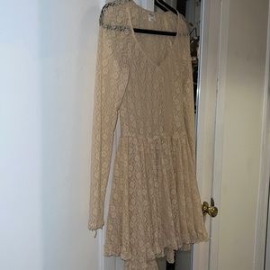 Free people gently used lace dress.